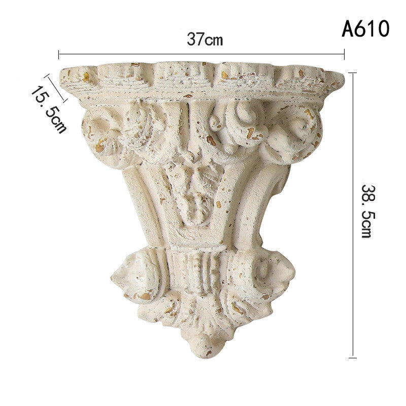 Vintage French Wall Ornament – Oxidised Retro Wall Decor for Living Room