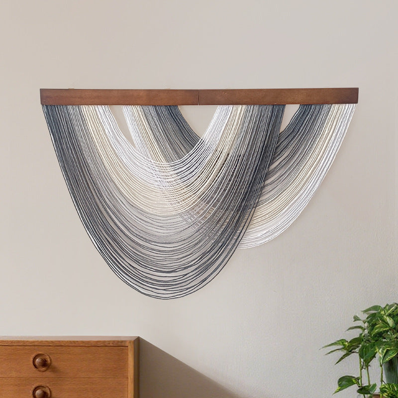 Scandi Handwoven Wall Decor – Modern Living Room Tapestry