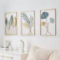 Nordic‑Style Luxury Gold Maple Leaf Wall Pendant – Light Luxury Metal Wall Decoration
