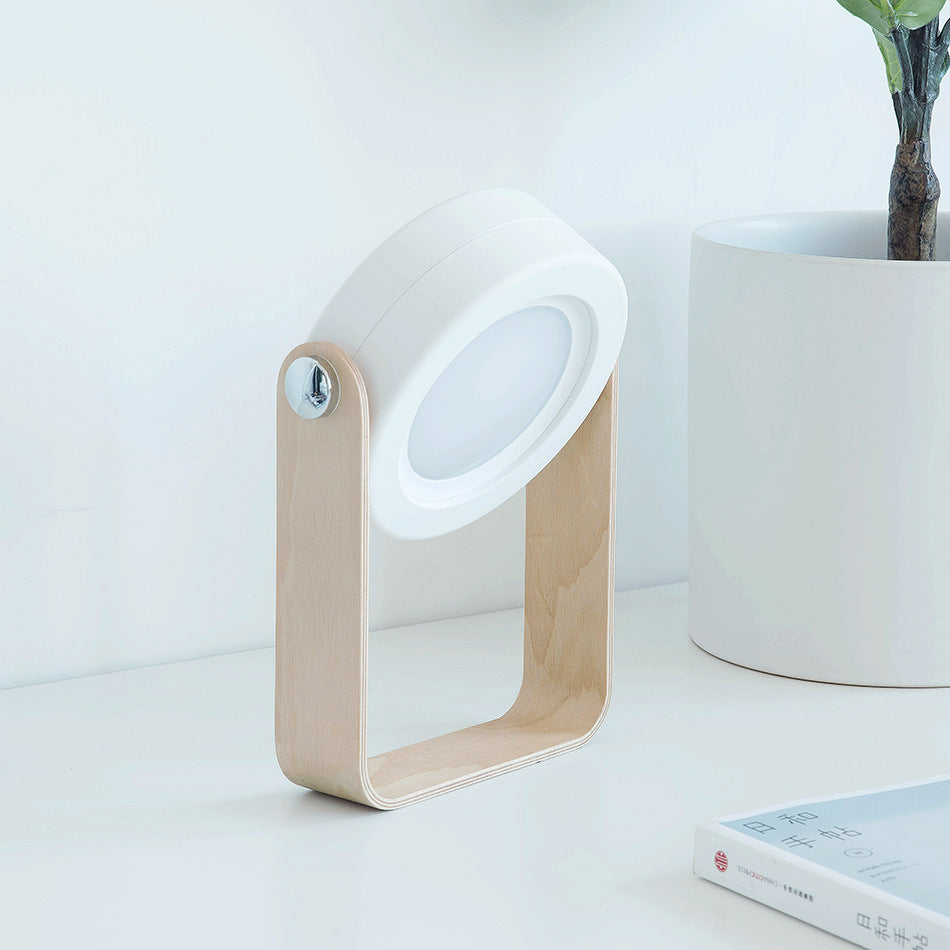 Foldable Touch-Control LED Night Light – USB Rechargeable Portable Reading Lantern Lamp for Home Décor