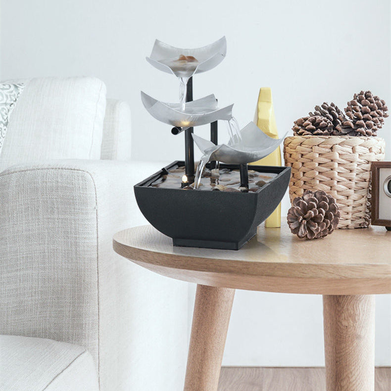 Modern Flowing Water Ornament for Desk and Home Decor