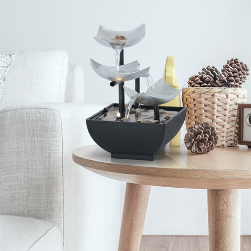 Modern Flowing Water Ornament for Desk and Home Decor