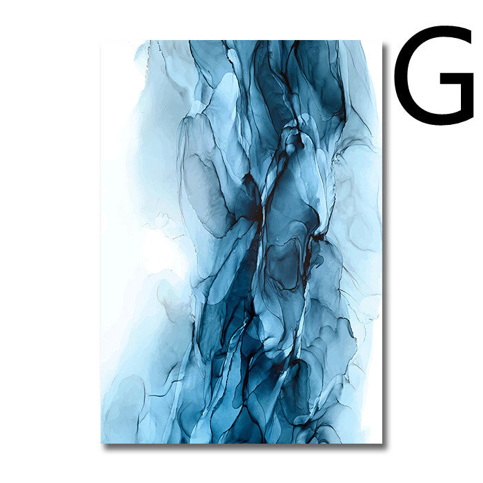 Color Cloud Abstract Canvas – Fashion‑Casual Modern Wall Decor