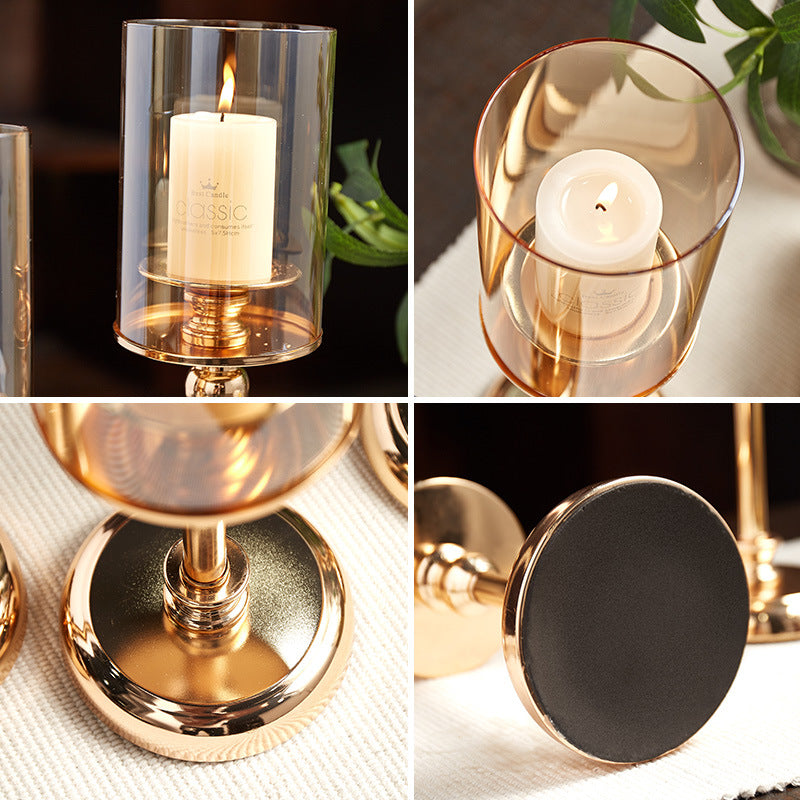 Light Luxury Windproof Candle – Scented Table Decor for Weddings & Home