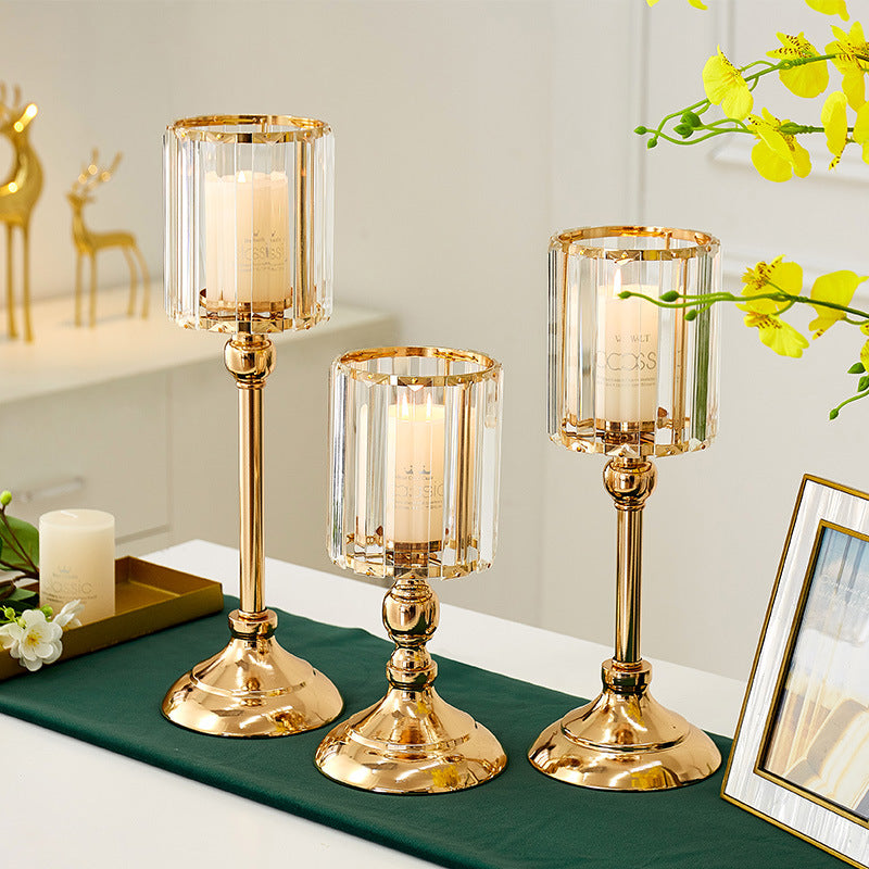 Light Luxury Windproof Candle – Scented Table Decor for Weddings & Home