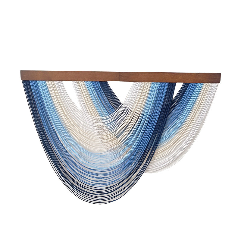 Scandi Handwoven Wall Decor – Modern Living Room Tapestry
