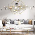 Wrought Iron Wall Art – Light Luxury Living Room Decoration