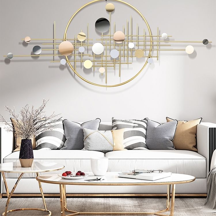 Wrought Iron Wall Art – Light Luxury Living Room Decoration