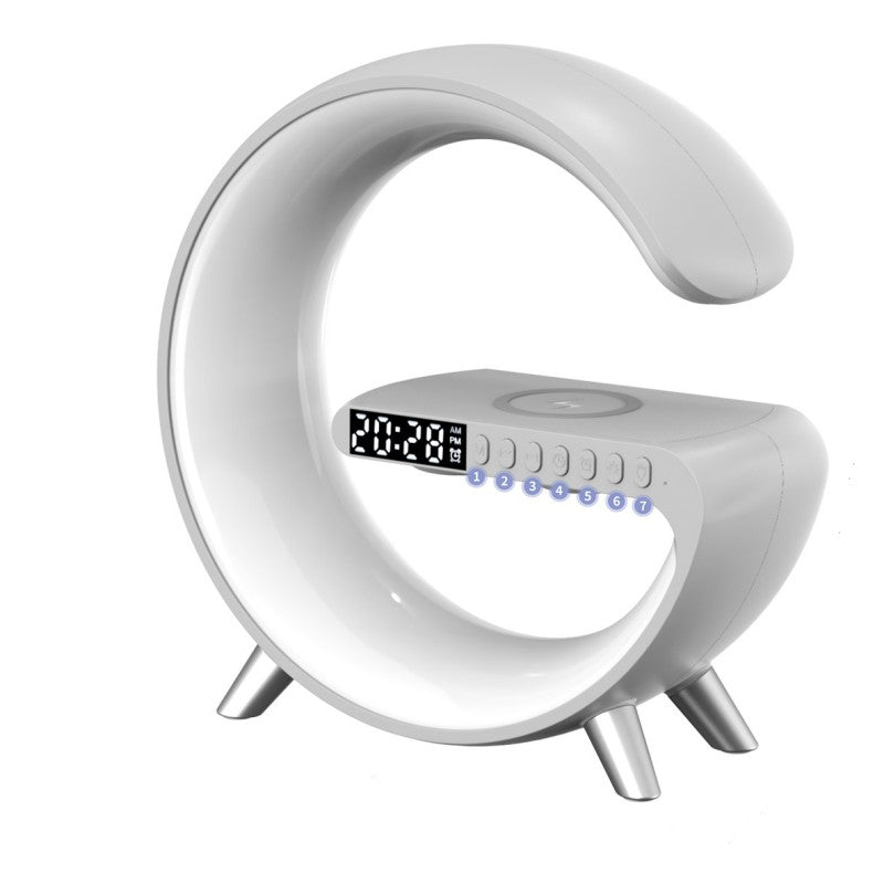Smart G-Shaped LED Lamp with Speaker, Charger & App Control
