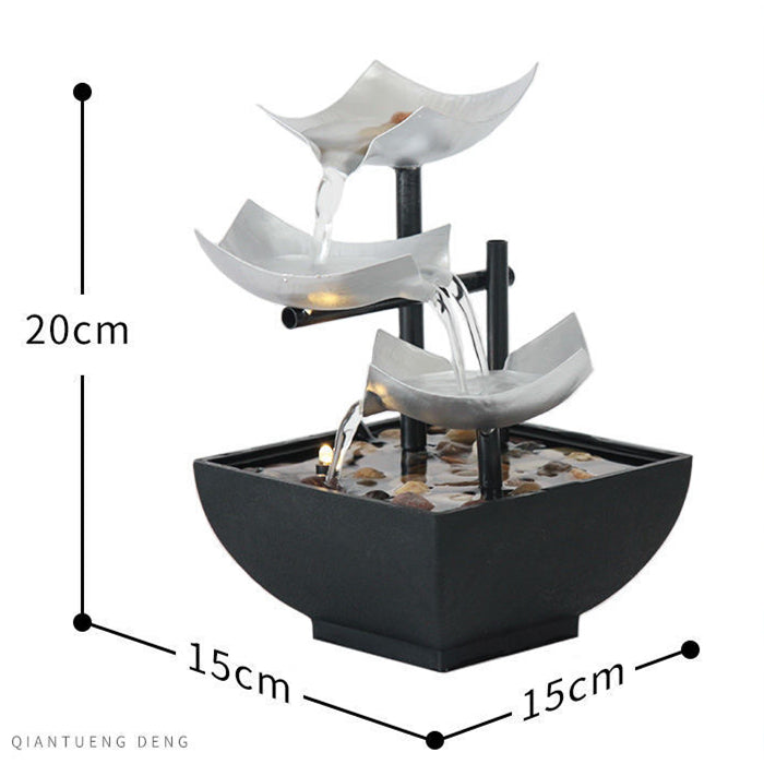 Modern Flowing Water Ornament for Desk and Home Decor