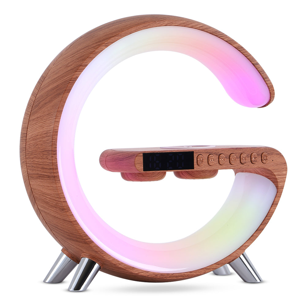 Smart G-Shaped LED Lamp with Speaker, Charger & App Control