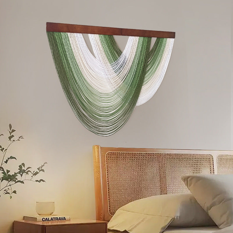 Scandi Handwoven Wall Decor – Modern Living Room Tapestry
