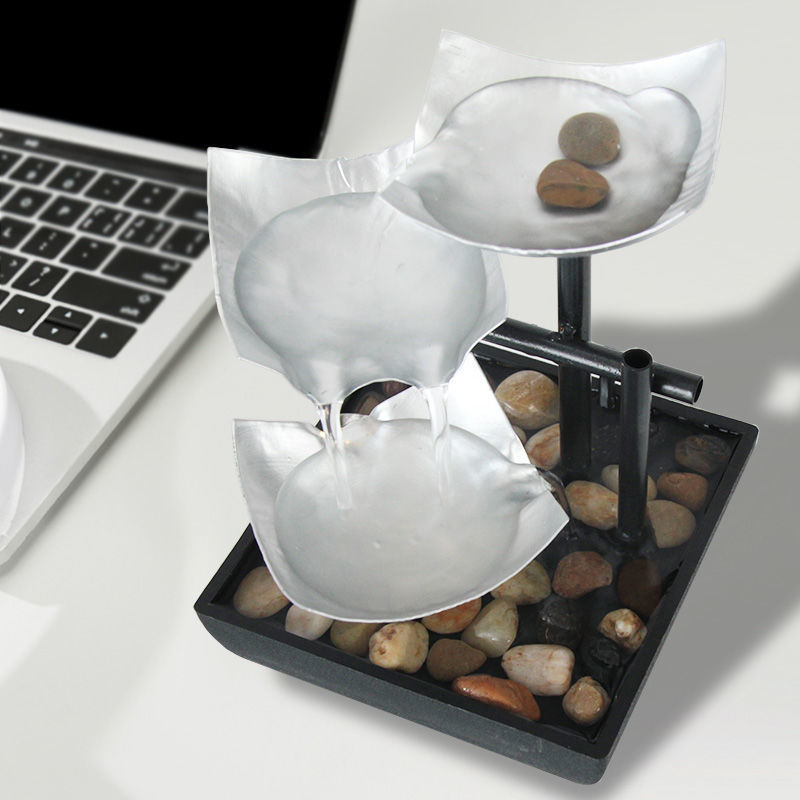 Modern Flowing Water Ornament for Desk and Home Decor