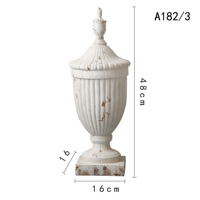 Vintage French Wall Ornament – Oxidised Retro Wall Decor for Living Room