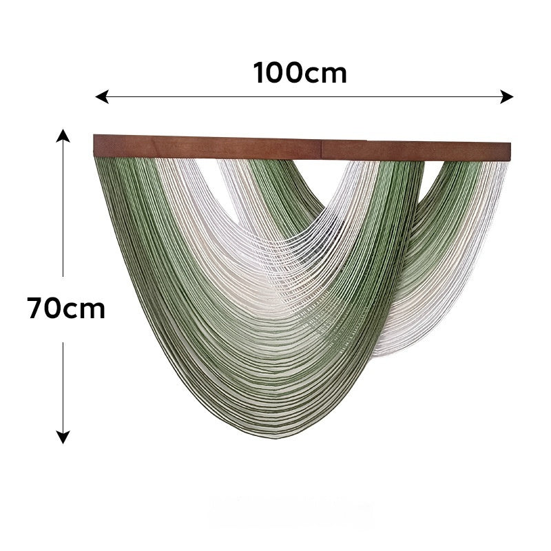Scandi Handwoven Wall Decor – Modern Living Room Tapestry