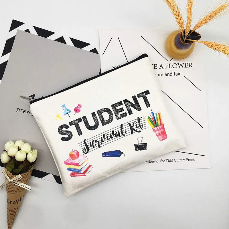 Music Classroom Teacher Student travel Makeup Bag Pencil Pouch Graduation back to school Teachers' Day new year Christmas Gift