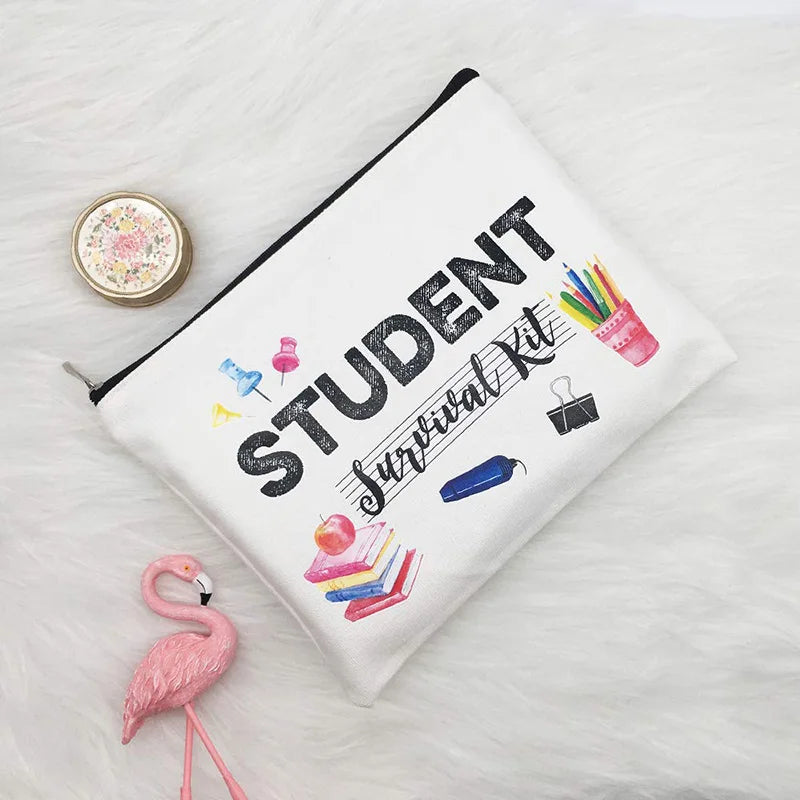 Music Classroom Teacher Student travel Makeup Bag Pencil Pouch Graduation back to school Teachers' Day new year Christmas Gift