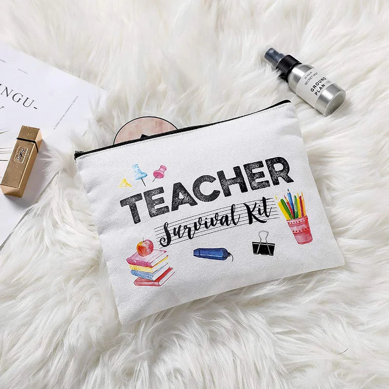 Music Classroom Teacher Student travel Makeup Bag Pencil Pouch Graduation back to school Teachers' Day new year Christmas Gift