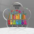 Teacher Appreciation Gifts for Women - Thank You for All You Do Teacher Paperweight Gift Presents for Teachers End of Year Gifts