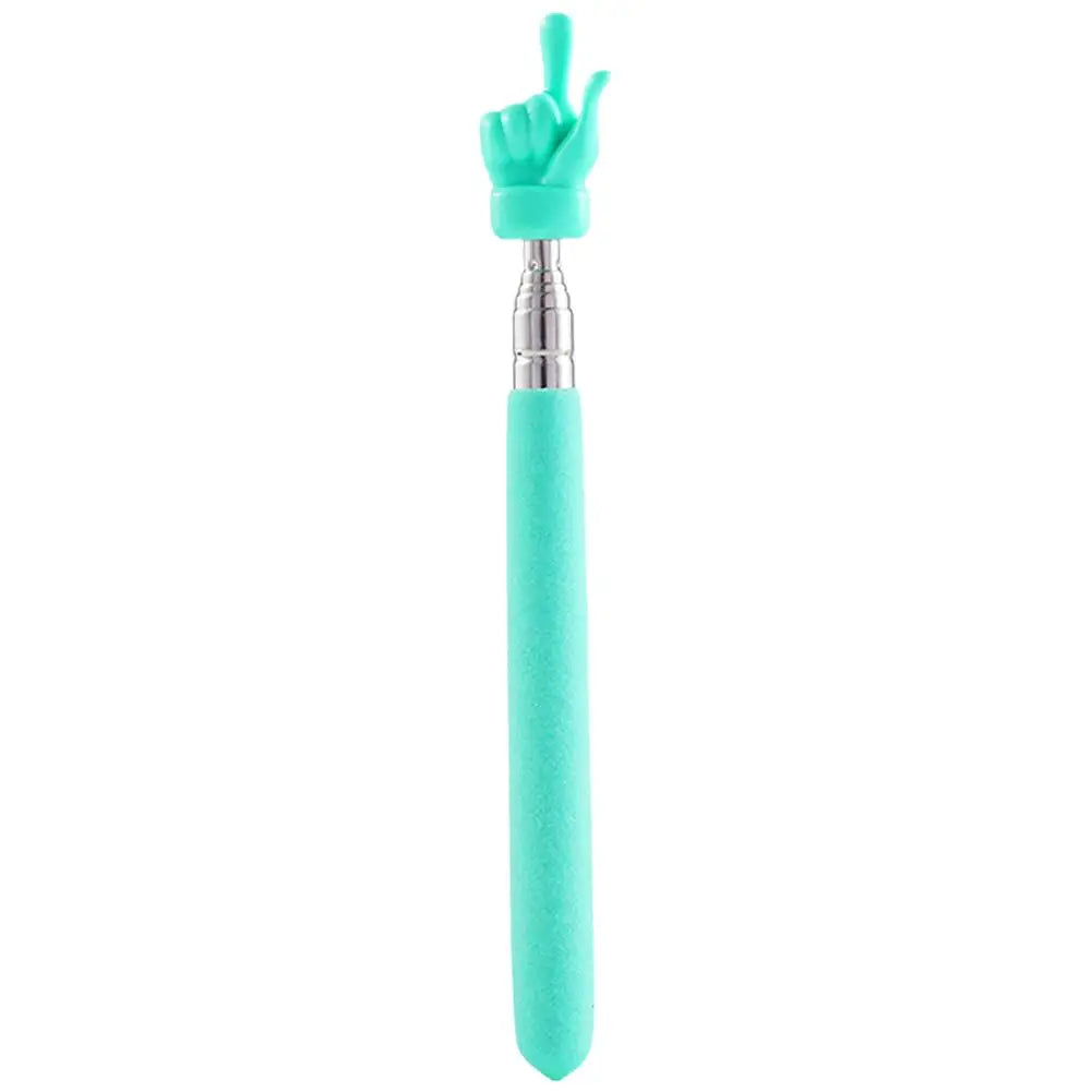 Retractable Teacher Pointer Finger Design StainlessSteel Telescopic School Teaching Pointer Stick Teacher Supplies for Classroom