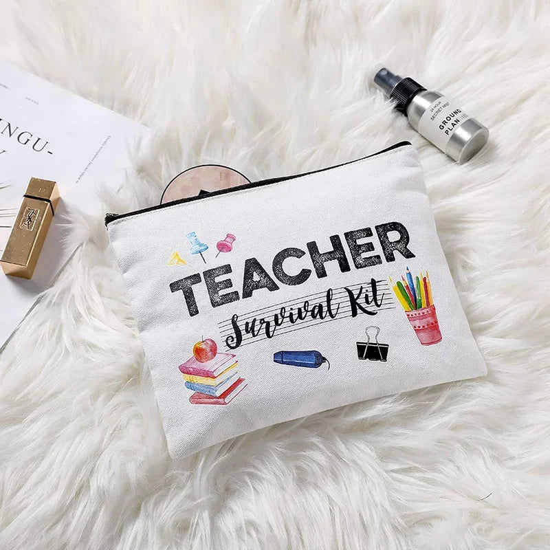Music Classroom Teacher Student travel Makeup Bag Pencil Pouch Graduation back to school Teachers' Day new year Christmas Gift
