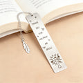 1pc Teacher Gifts Bookmark, Thank You for Helping Me Grow Metal Bookmark Stainless Steel Teacher Appreciation Gifts Back to Scho