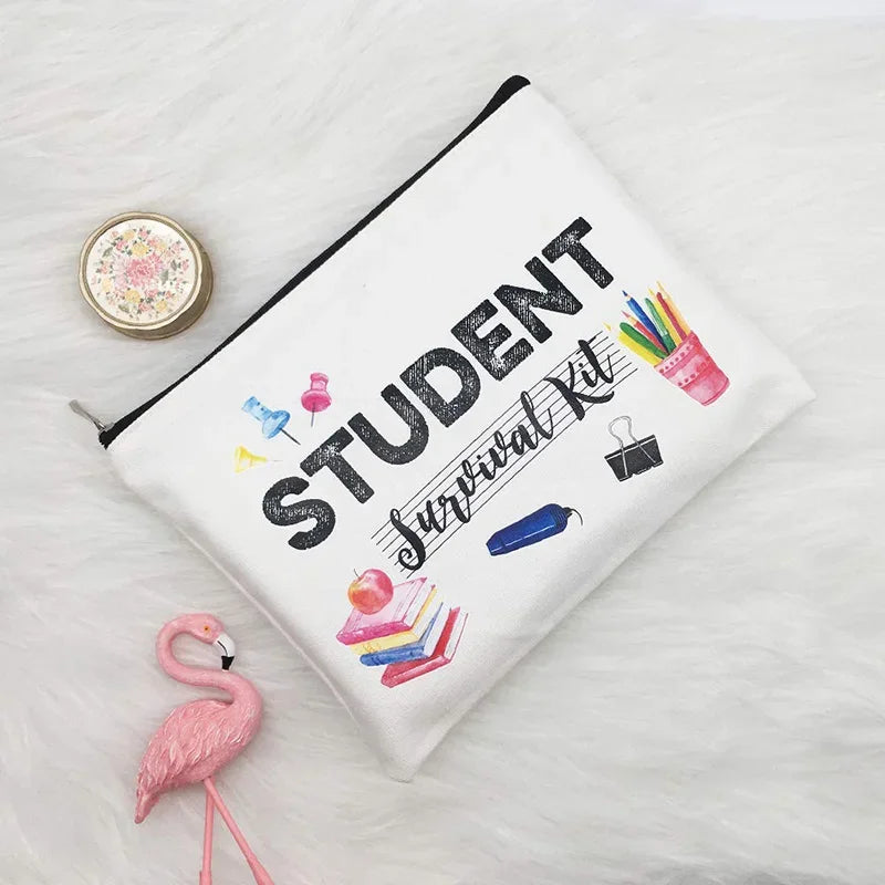 Music Classroom Teacher Student travel Makeup Bag Pencil Pouch Graduation back to school Teachers' Day new year Christmas Gift