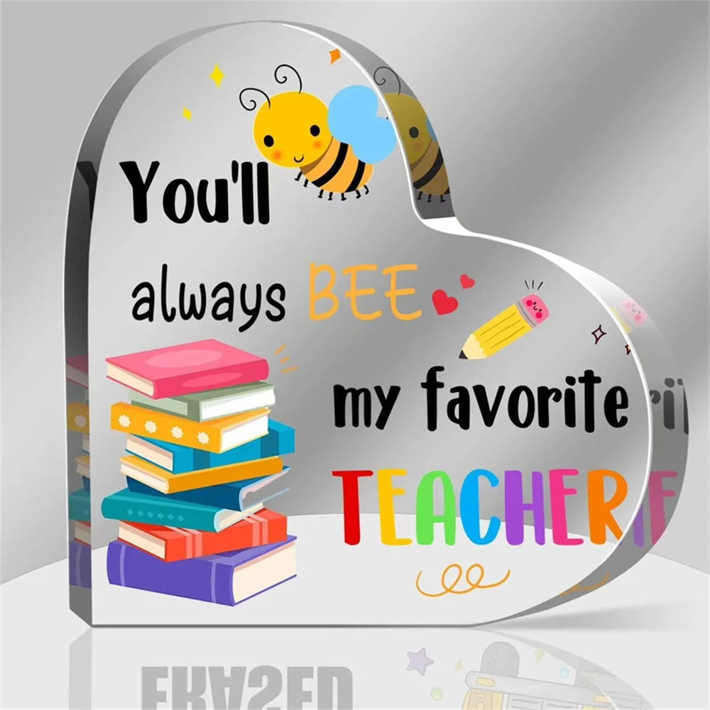 Thank you gift for teachers, birthday gift, New Year's party gift, teacher's office, classroom decoration plaque