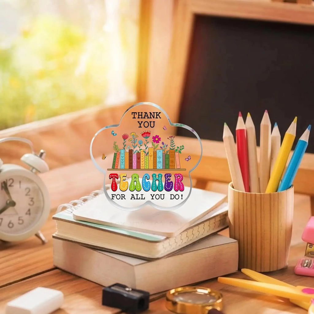 Teacher Appreciation Gifts for Women - Thank You for All You Do Teacher Paperweight Gift Presents for Teachers End of Year Gifts