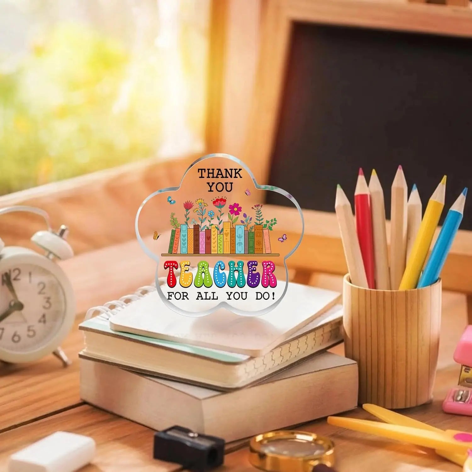 Teacher Appreciation Gifts for Women - Thank You for All You Do Teacher Paperweight Gift Presents for Teachers End of Year Gifts