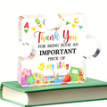 Versatile Acrylic Teacher Appreciation Plaque - Perfect for New Year, Thanksgiving & Graduation Gifts - Ideal for Home & Office