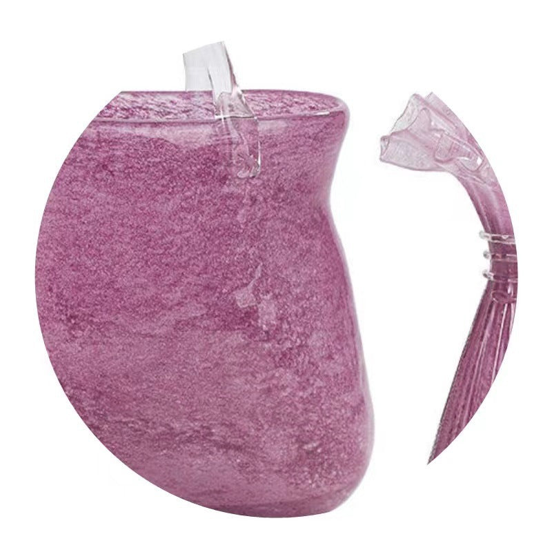 Modern Bubble Glass Vase – Elegant Tabletop Floral Ornament for Stylish Home Décor