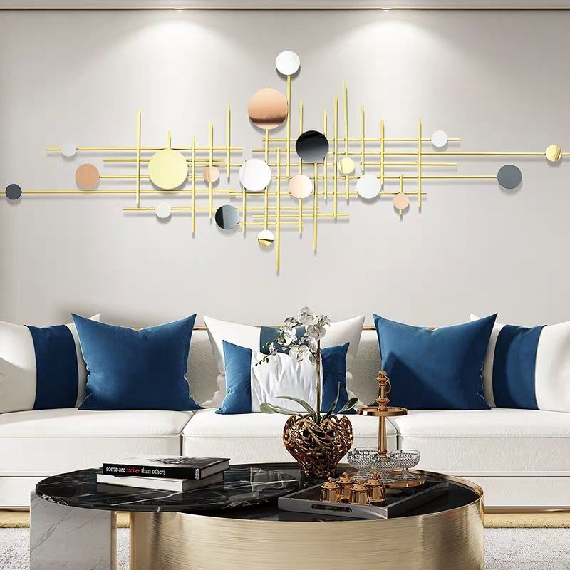 Wrought Iron Wall Art – Light Luxury Living Room Decoration