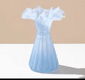 Modern Bubble Glass Vase – Elegant Tabletop Floral Ornament for Stylish Home Décor