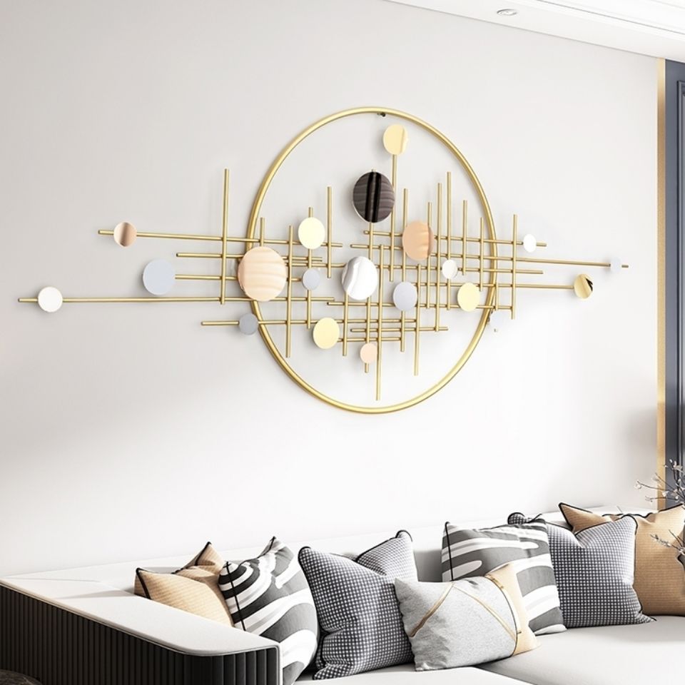 Wrought Iron Wall Art – Light Luxury Living Room Decoration