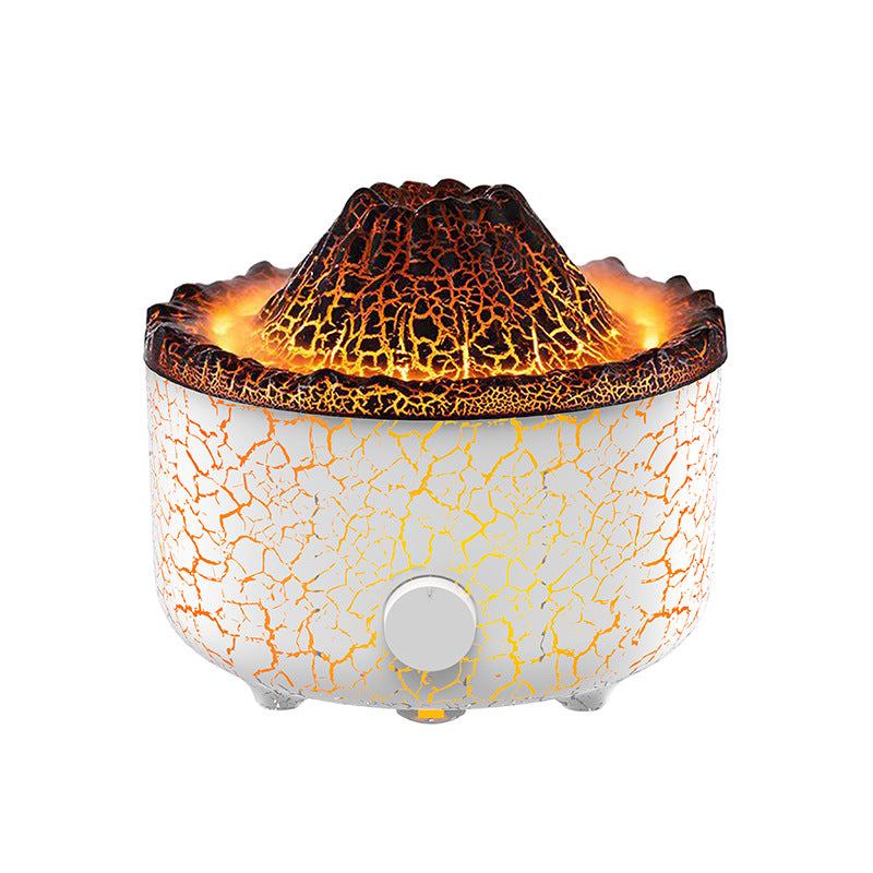 Creative Volcano Flame Humidifier – Jellyfish Mist Aromatherapy Diffuser & Air Moisturiser