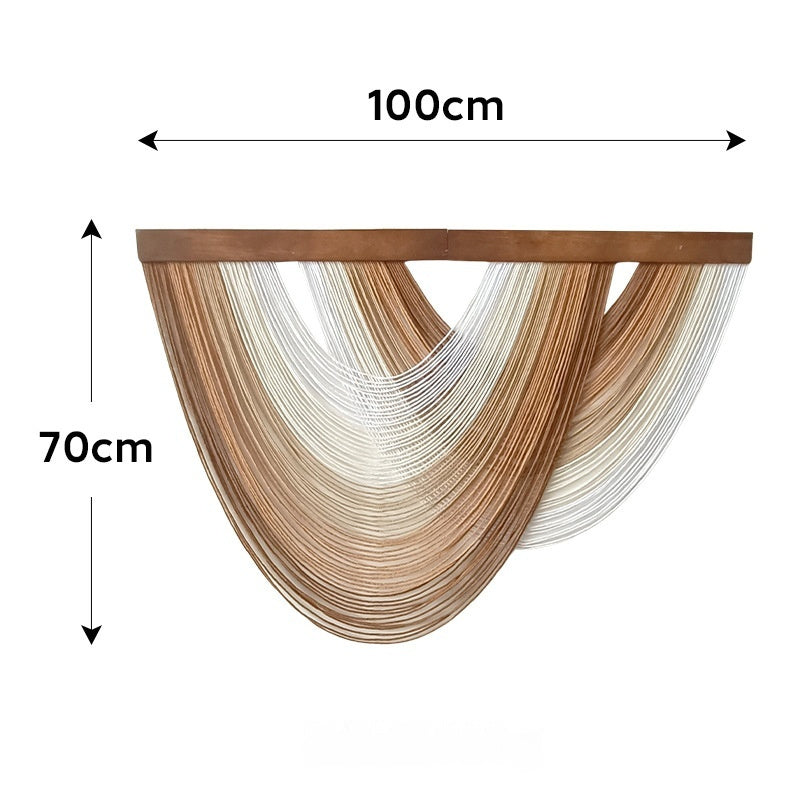 Scandi Handwoven Wall Decor – Modern Living Room Tapestry